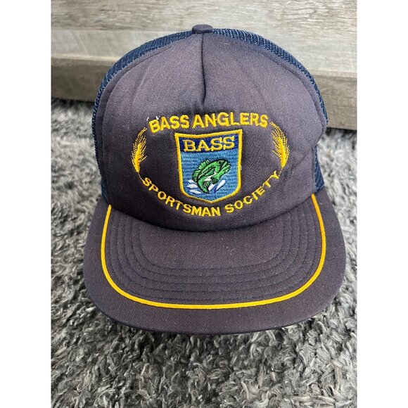 No brand Other - Vintage BASS Anglers Sportsman Society Snapback Hat M3